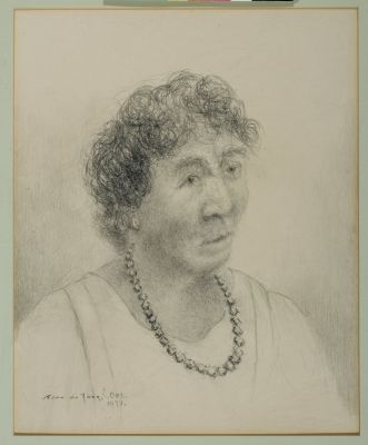 Portret van de echtgenote van de schilder