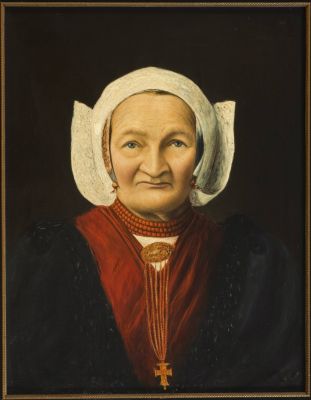 Portret van Jannetje de Gooier, echtgenote van Willem Heerschop
