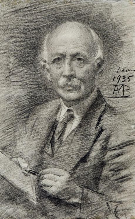 18 portretten, w.o. portret van W.G.F. Jansen