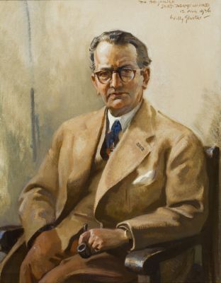 Portret van de 60-jarige Jaap Dooyewaard, gedateerd 12 augustus 1936