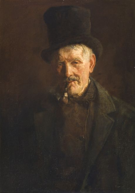 Portret van een feestganger,  Krijn Koster, gedateerd 1906