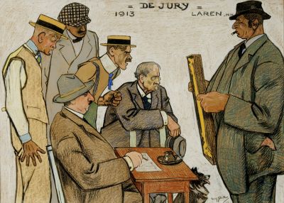 Affiche 'De Jury', gedateerd 1913