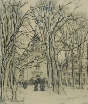 Brink (Kerkplein) II, gedateerd 1923